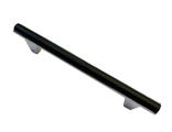 Ручка-скоба  RS-153, 96 мм, матовый черный/хром