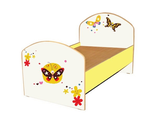 Кровать детская 1 Бабочки желтые (серия 1)