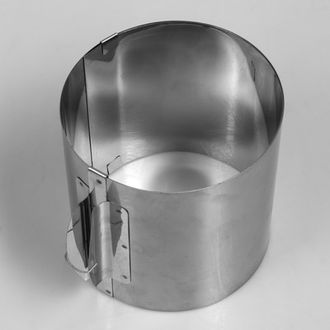 Раздвижное кольцо для выпечки, диаметр 14-20 см, ВЫСОТА 14 см (меньшее)