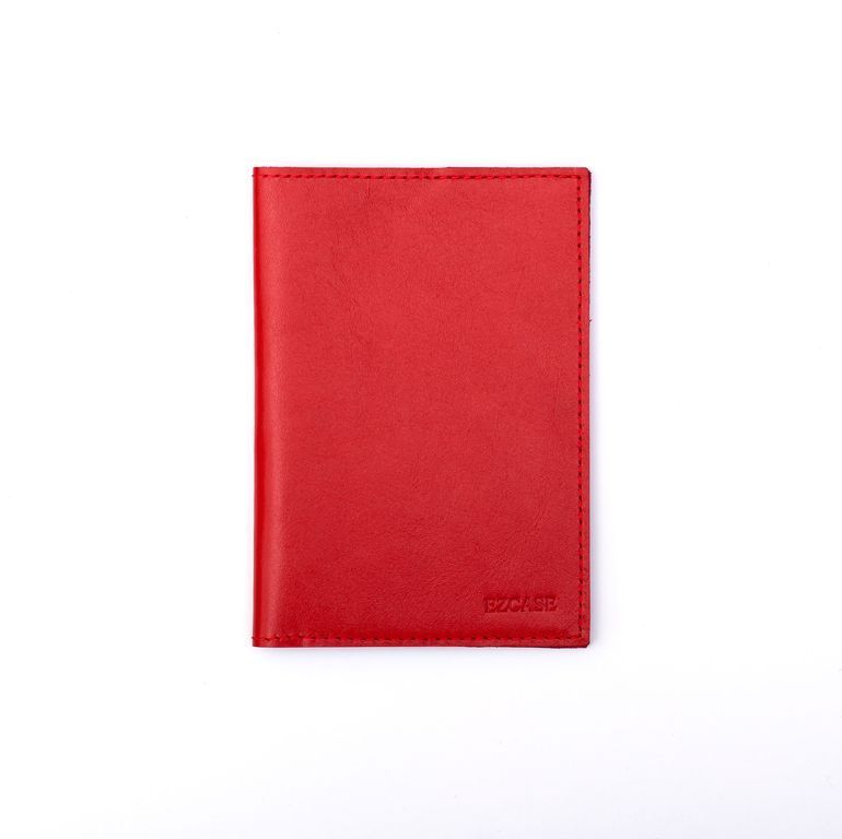 обложка на паспорт для девушки красная
