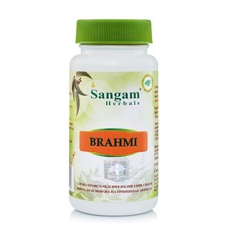 БРАХМИ ( BRAHMI) - МОЗГОВОЙ ТОНИК  650 МГ SANGAM HERBALS, 60 ТАБ.