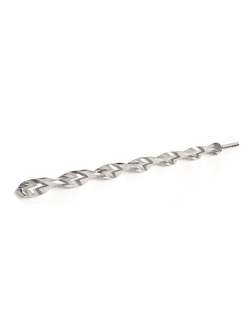 Бур стальной для снега и льда с твердосплавным наконечником