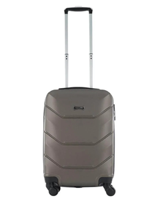 Пластиковый чемодан Freedom коричневый размер M