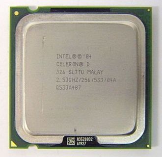 Процессор Intel Celeron D 326 2.53 Ghz socket 775 (533) (комиссионный товар)