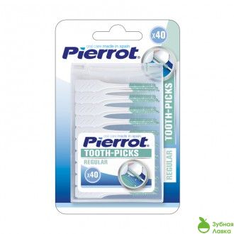 МЕЖЗУБНЫЕ ЕРШИКИ PIERROT TOOTHPICKS, 40 ШТ