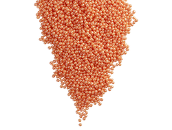 133 Драже зерновое взорванные зерна риса в цв. кондитерской глазури (Жемчуг Персиковый 2-5мм)