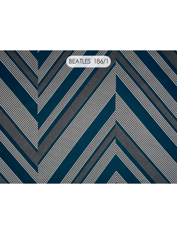 Beatles, портьерная ткань с геометрическим узором