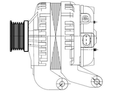 ГЕНЕРАТОР Startvolt LG1072 FORD FOCUS II (05-)/C-MAX (07-) 1.8I/2.0I 120A