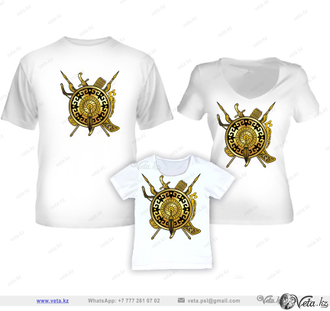 дизайн принтов для футболок "Батыр"