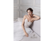 Свадебное белое платье с бежевым корсетом "Одэлла" Belfaso