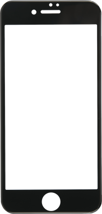 Защитное стекло iPhone 7/8 черная рамка