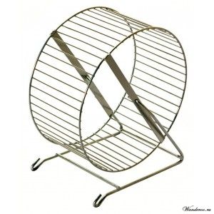 ДАРЭЛЛ Колесо на подставке для грызунов - металл, d = 140 мм. Артикул: 3145