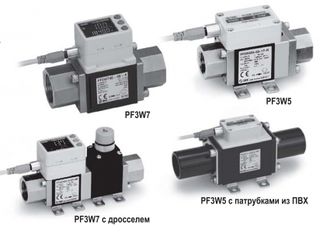 Датчики расхода жидкости PF3W5/PF3W7