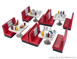 Diner tables (PAINTED)