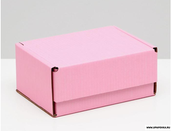 Коробка почтовая Розовый 22 х 16,5 х 10 см