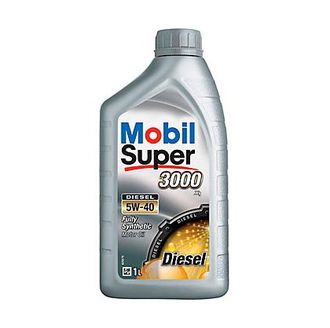 Моторное масло Mobil Super 3000 X1 Diesel 5W-40 синтетическое, 1 л.