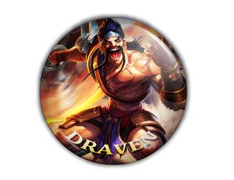 Значок или магнит Дрейвен (Draven)