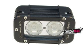 Фара светодиодная NANOLED 20W 2 LED CREE X-ML узкий луч (дальний) (116*64,5*92 мм) (NL-1020D)