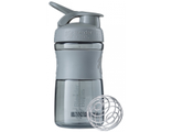 Blender Bottle SportMixer 591 мл, шейкер с венчиком, серый графит