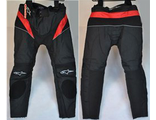 Штаны мотоциклетные кроссовые ALPINESTARS  (размер XXL) с защитой колена + съемная подкладка, цвет черный/красный