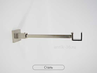 Кронштейн "Квадро ПК", 20х20 мм. Одноуровневый