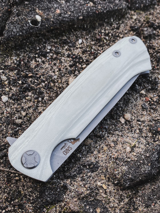 Складной нож Чиж (белый G10)