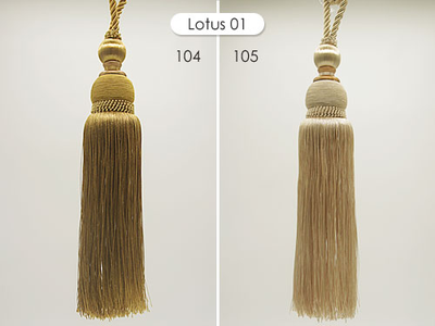 Lotus 01, серия Delisious Decor, 48 см. Кисти для штор оптом со склада