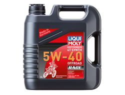 Масло моторное Liqui Moly Motorbike 4T Synth 5W-40 Offroad Race (Cинтетическое) - 4 Л (3019)