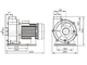 Насос HIDRO-W400T (НТ) 4kw 5HP 380V 90m3/h