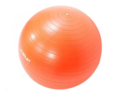 Фитбол 65 см LiveUp с насосом оранжевый