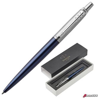 Ручка шариковая PARKER «Jotter Core Royal Blue CT», корпус синий, хромированные детали, синяя. 142380