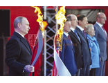 В. Путин на церемонии открытия XXII зимних ОИ