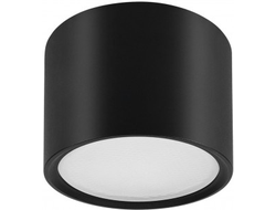 ЭРА светильник накладной спот Gx53 MAX13W 220V 96х80мм алюминий черный OL7 GX53 BK 7688