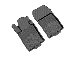 Коврик салонный резиновый (черный) для Ford EcoSport (13-19) (передний ряд сидений) (Борт 4см)