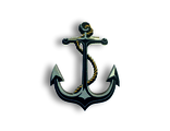 Якорь - Брошь/ значок - 210