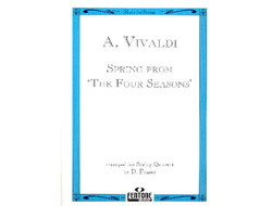 Vivaldi, Antonio Spring fom The Four Seasons for string quartet score and parts