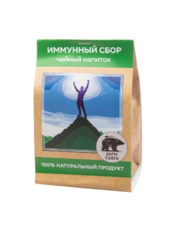 Сбор травяной "Дары Тайги" "Иммунный сбор", крафт-пакет, 100 гр.