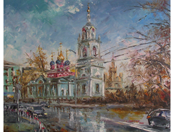 Картина Варварка. Церковь Георгия Победоносца на Псковской горе Круглова Светлана