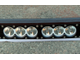Однорядная светодиодная  балка комбинированного света (белый/янтарный)  120W (изогнутая)