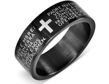 PADRE NUESTRO, кольцо, на палец, мужское, молитва, крест, колечко, ring, отче наш, ювелирное, сталь