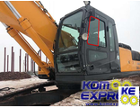 71N6-02530 Стекло двери движимое переднее Hyundai R (140LC-7 160LC-7 170W-7 180LC-7 210LC-7 250LC-7