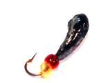 Мормышки Уралка цвет чёрн, вес 0.40 гр, диам 3.0мм, размер 12мм