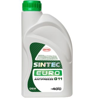 Антифриз Sintec Euro зеленый G11 1 кг (-40) 802558
