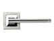Дверные ручки RUCETTI RAP 17-S SN/CP Цвет - Белый никель/хром