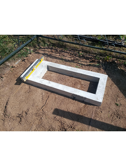 Цоколь для монтажа памятника, мраморная крошка