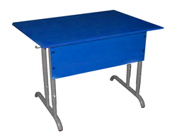 Школьная парта М136-012 (синий/серый)