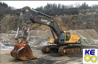 14530648 Стекло двери верхнее второе Volvo EC140B EC180B EC210B EC240B/EC290B EC360B EC460B