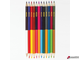 Карандаши двухцветные ПИФАГОР, 12 штук, 24 цвета, заточенные, картонная упаковка. 180244