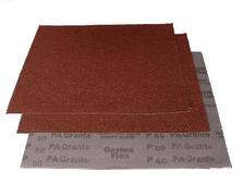 Шлифовальный лист PLEXPART 230x280 на тканевой основе (электрокорунд бордовый)