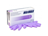 Перчатки нитриловые Nitrimax  сиреневые р. S и М ( 50 пар)